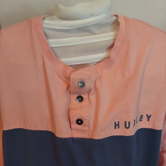 Hurley Long Sleeve Crewneck Stripe    Size Extra Large - Picture 2 of 5